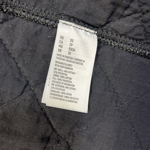 American Eagle Quilted Jacket Women’s XS Dark Gray Snap Front 9167 2014 - Picture 5 of 11